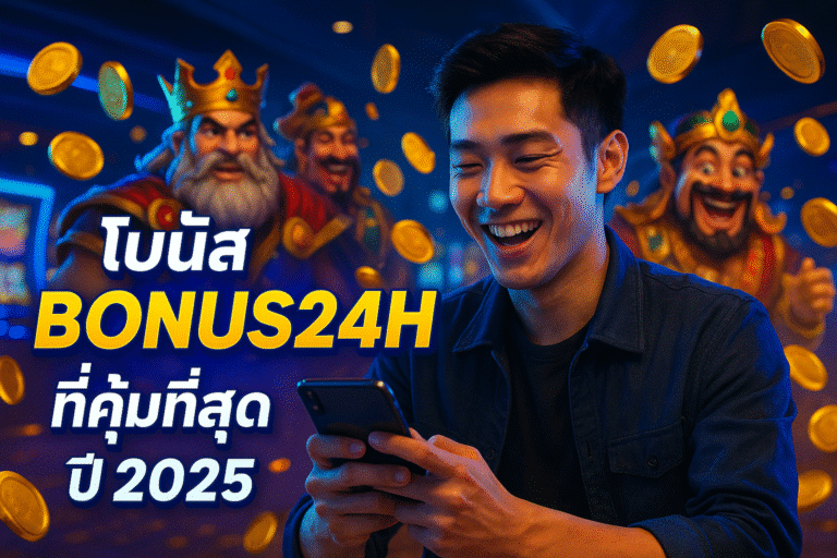 โบนัส BONUS24H ที่คุ้มที่สุด ปี 2025