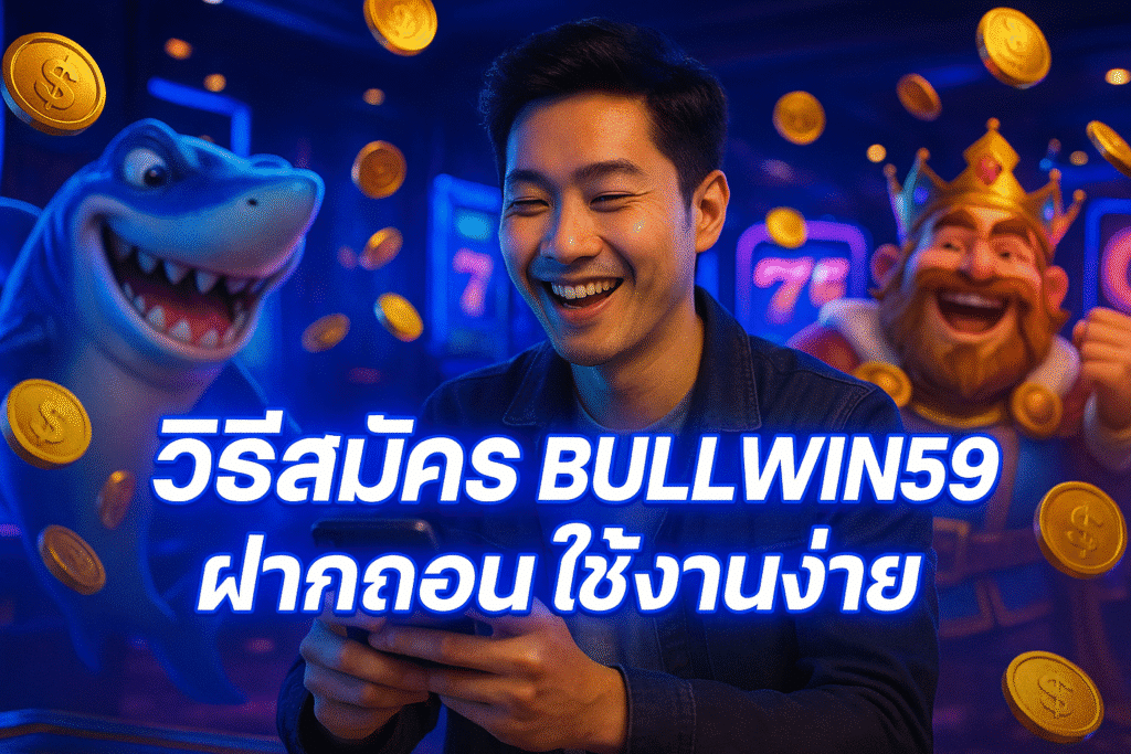 วิธีสมัคร BULLWIN59 ฝากถอนใช้งานง่าย