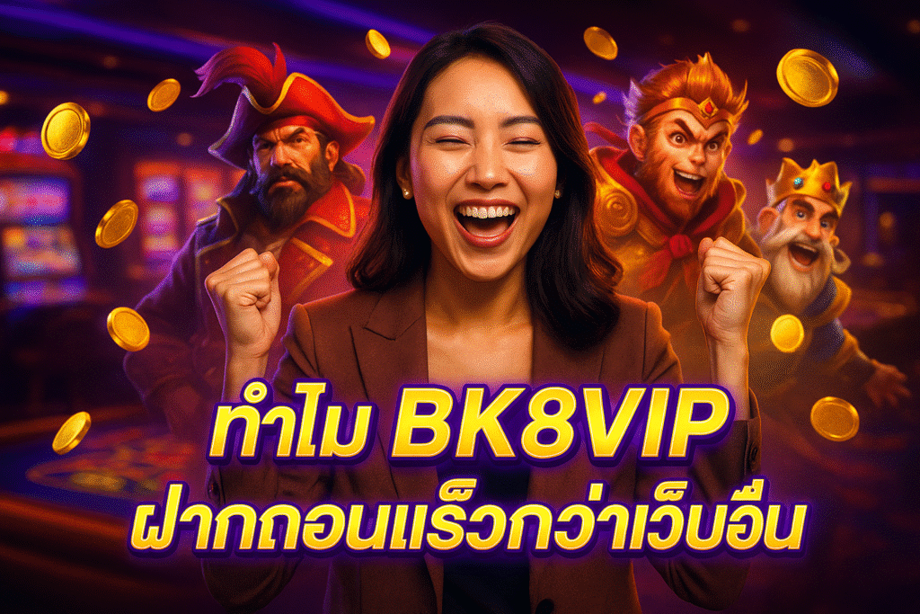 ทำไม BK8VIP ฝากถอนเร็วกว่าเว็บอื่น