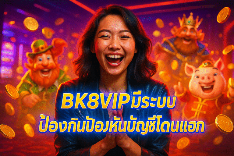 BK8VIP มีระบบป้องกันบัญชีโดนแฮก