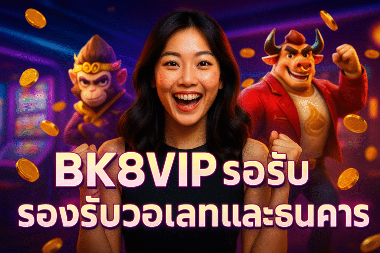 BK8VIP รองรับวอเลทและธนาคาร